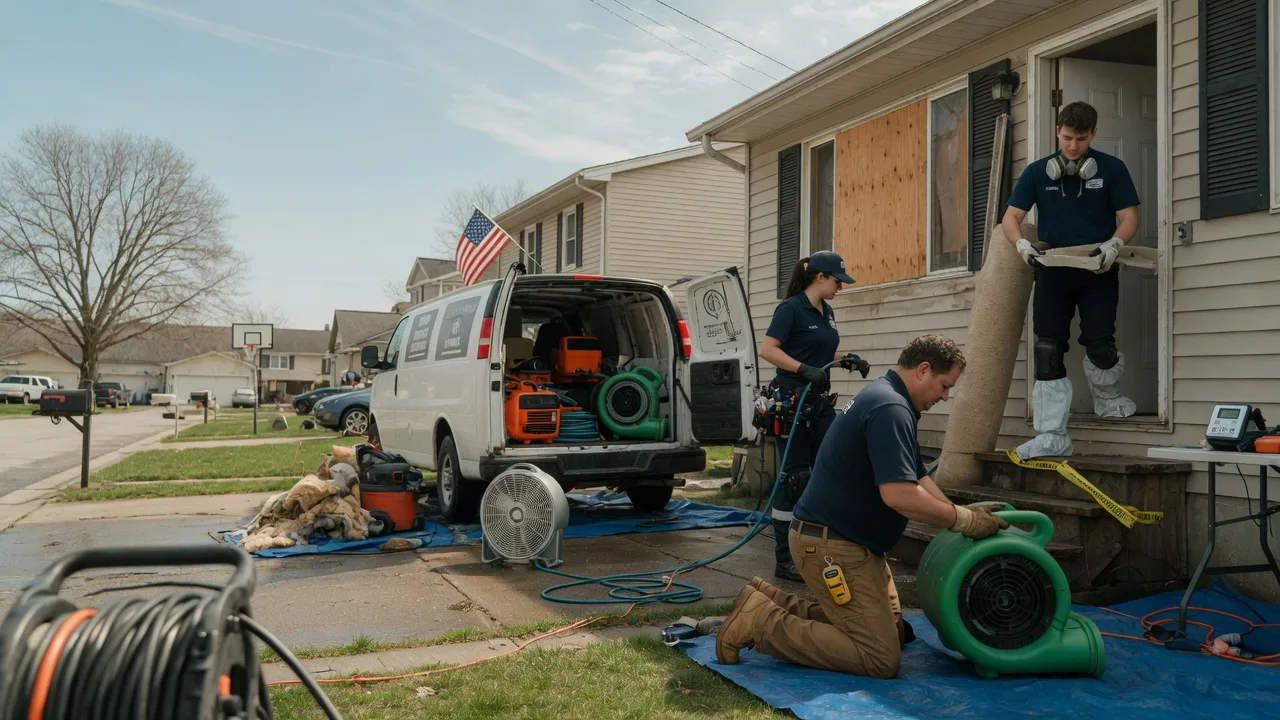 Water Damage Restoration in Waveland, IN near me
